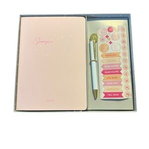 NIB Scorpio Zodiac Journal Kit